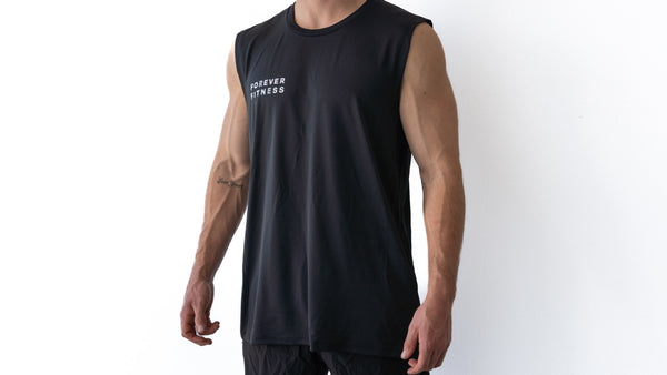 Forever Fitness Mens Active Tank Small Logo