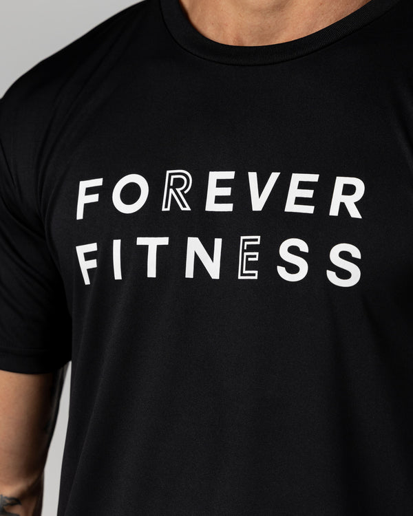 Forever Fitness Mens Active Tee Large Logo